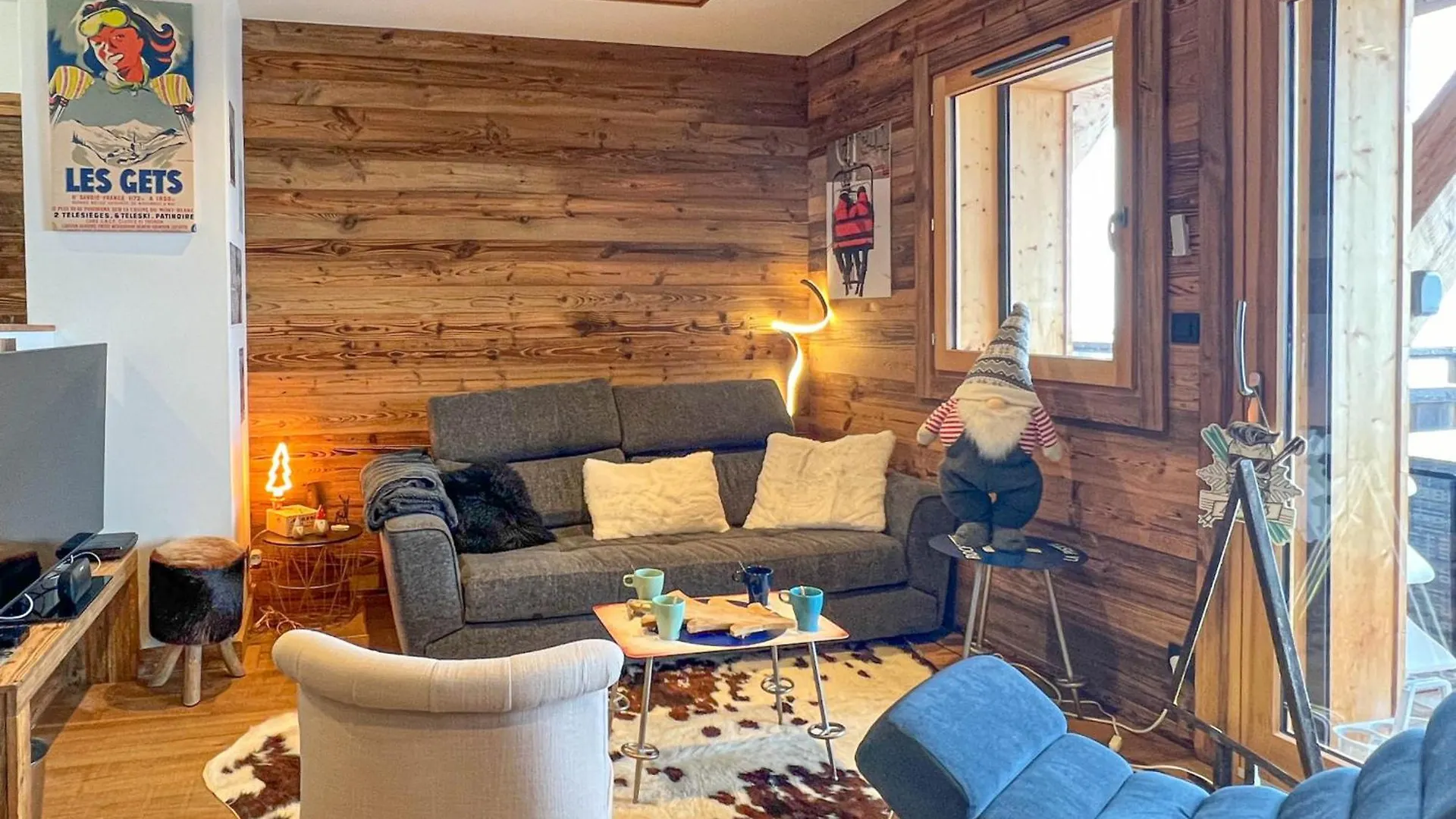 Bel Appartement Aux Gets Avec Sauna, Jacuzzi Et Wi-Fi - Fr-1-671-289 Les Gets Apartament